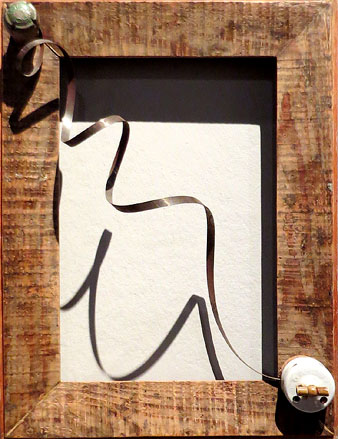 Leandre Crist&ograve;fol. 'Finestra', 1936. Acer, ferro, fusta i porcellana