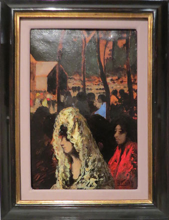 Ramon Pichot. 'Manolas', s/d. Oli sobre tela