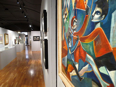 Una de les sales de l'exposici&oacute;