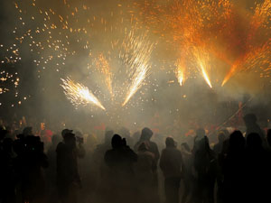 Fires de Sant Narcís 2022. El correfoc amb els Diables de l'Onyar