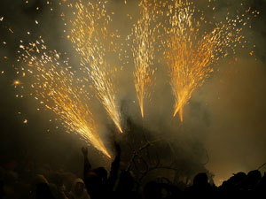 Fires de Sant Narcís 2022. El correfoc amb els Diables de l'Onyar