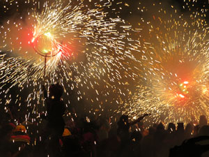 Fires de Sant Narcís 2022. El correfoc amb els Diables de l'Onyar