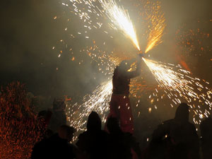 Fires de Sant Narcís 2022. El correfoc amb els Diables de l'Onyar