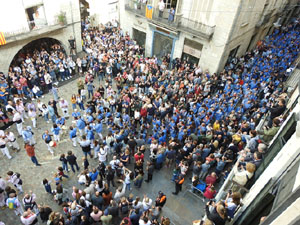 Fires de Sant Narcís 2022. Diada castellera amb Marrecs de salt, Minyons de Terrassa i Capgrossos de Mataró