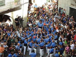 Fires de Sant Narcís 2022. Diada castellera amb Marrecs de salt, Minyons de Terrassa i Capgrossos de Mataró