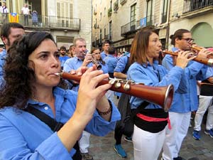 Fires de Sant Narcís 2022. Diada castellera amb Marrecs de salt, Minyons de Terrassa i Capgrossos de Mataró