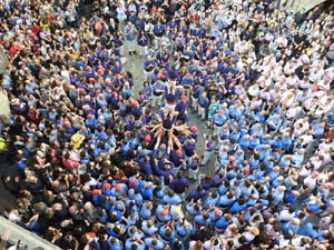 Fires de Sant Narcís 2022. Diada castellera amb Marrecs de salt, Minyons de Terrassa i Capgrossos de Mataró