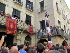 Fires de Sant Narcís 2022. Diada castellera amb Marrecs de salt, Minyons de Terrassa i Capgrossos de Mataró