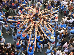Fires de Sant Narcís 2022. Diada castellera amb Marrecs de salt, Minyons de Terrassa i Capgrossos de Mataró