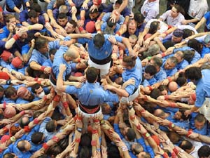 Fires de Sant Narcís 2022. Diada castellera amb Marrecs de salt, Minyons de Terrassa i Capgrossos de Mataró