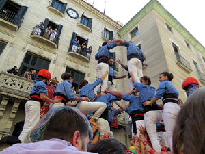 Fires de Sant Narcís 2022. Diada castellera amb Marrecs de salt, Minyons de Terrassa i Capgrossos de Mataró