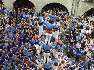 Fires de Sant Narcís 2022. Diada castellera amb Marrecs de salt, Minyons de Terrassa i Capgrossos de Mataró