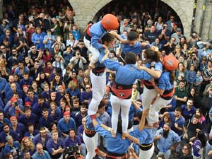 Fires de Sant Narcís 2022. Diada castellera amb Marrecs de salt, Minyons de Terrassa i Capgrossos de Mataró
