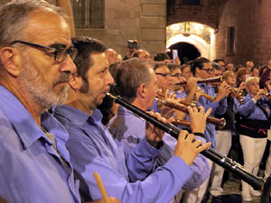 Fires de Sant Narcís 2022. Pilar a les escales de la Catedral