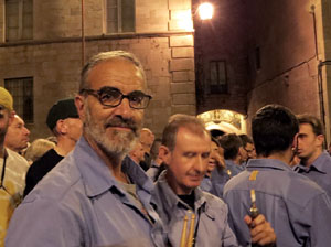 Fires de Sant Narcís 2022. Pilar a les escales de la Catedral