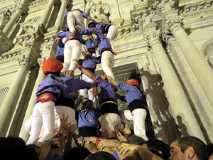 Fires de Sant Narcís 2022. Pilar a les escales de la Catedral