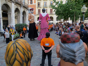 Fires de Sant Narcís 2022. El pregó. Cercaviles de gegants i capgrossos