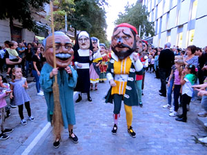 Fires de Sant Narc&iacute;s 2022. El preg&oacute;. Cercaviles de gegants i capgrossos