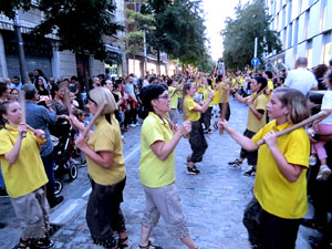 Fires de Sant Narc&iacute;s 2022. El preg&oacute;. Cercaviles de gegants i capgrossos