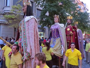 Fires de Sant Narc&iacute;s 2022. El preg&oacute;. Cercaviles de gegants i capgrossos