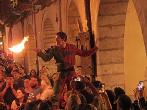 Fires de Sant Narcís 2022. Ball de l'Àliga, capgrossos i gegants