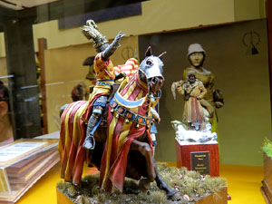 Fires de Sant Narcís 2022. Exposició Soldat de Plom a l'església de Sant Lluc