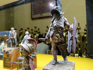 Fires de Sant Narcís 2022. Exposició Soldat de Plom a l'església de Sant Lluc