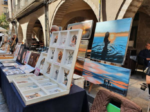 Fires de Sant Narcís 2022. Fira-mercat d'alimentació, artesania, brocanters, dibuix i pintura