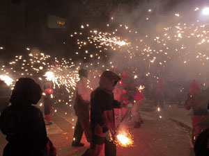 Fires de Sant Narcís 2022. Correfoc amb els Trons de l'Onyar