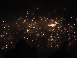 Fires de Sant Narcís 2022. Correfoc amb els Trons de l'Onyar