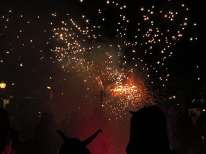 Fires de Sant Narcís 2022. Correfoc amb els Trons de l'Onyar