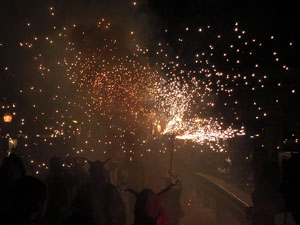 Fires de Sant Narcís 2022. Correfoc amb els Trons de l'Onyar