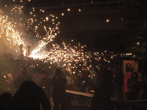 Fires de Sant Narcís 2022. Correfoc amb els Trons de l'Onyar