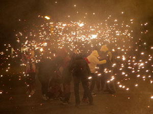 Fires de Sant Narcís 2022. Correfoc amb els Trons de l'Onyar