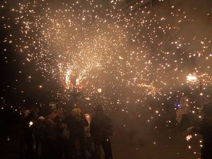 Fires de Sant Narcís 2022. Correfoc amb els Trons de l'Onyar