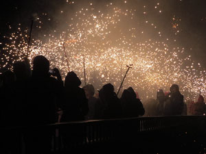 Fires de Sant Narcís 2022. Correfoc amb els Trons de l'Onyar