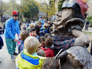 Nadal 2022. Gran festa del Ti&oacute;. Ajuntament de Girona