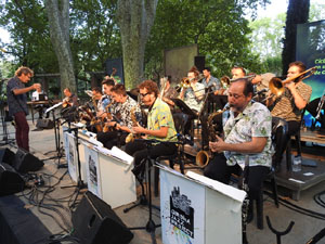 Festival Notes al parc 2022. Girona Jazz Project Big Band