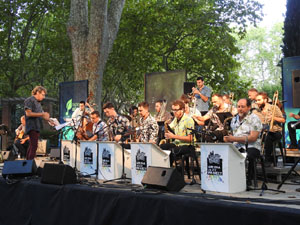 Festival Notes al parc 2022. Girona Jazz Project Big Band