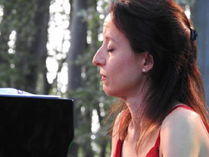 Festival Notes al parc 2022. Dom&egrave;nech Surroca i Nadia Bosch