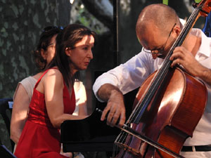 Festival Notes al parc 2022. Dom&egrave;nech Surroca i Nadia Bosch