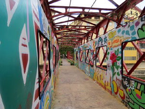Temps de Flors 2022. Pont de les Peixateries Velles