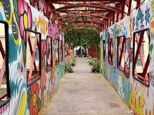 Temps de Flors 2022. Pont de les Peixateries Velles