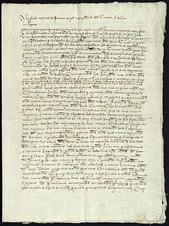 La reina Maria, esposa i lloctinent del rei Alfons IV, als jurats, Consell i prohoms de la ciutat de Girona. Els mana que lelecció dels oficials de la ciutat es faci segons lincipient procediment de la insaculació. 1436