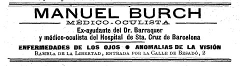 Anunci publicat al 'Diario de Gerona de avisos y not&iacute;cias' el 28/7/1898