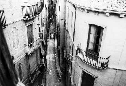 Tram alt del carrer Nou del Teatre. 1987