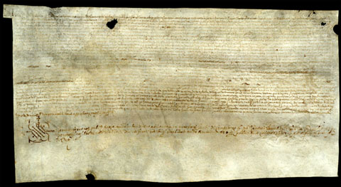 1583. Cessió de censal atorgada Bernat Pagès, clergue obtentor del benefici sota invocació de sant Vicenç, de la seu. Havia estat venut per Guillem dHospital i Bartomeu Benet, draper de Girona, a Pere de Vern, ciutadà de Girona