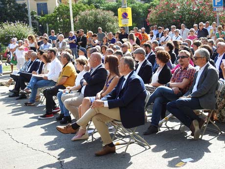 Diada Nacional 2023. Acte institucional a la plaça Catalunya, amb parlaments de Lluc Salellas, Miquel Noguer i Laia Cañigueral