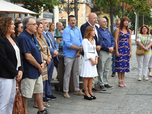 Diada Nacional 2023. Homenatge floral a Carles Rahola a la Rambla de la Llibertat