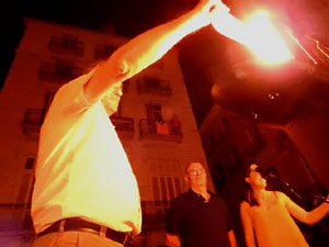 Diada Nacional 2023. XVI Marxa de Torxes de Girona pels carrers del Barri Vell de Girona